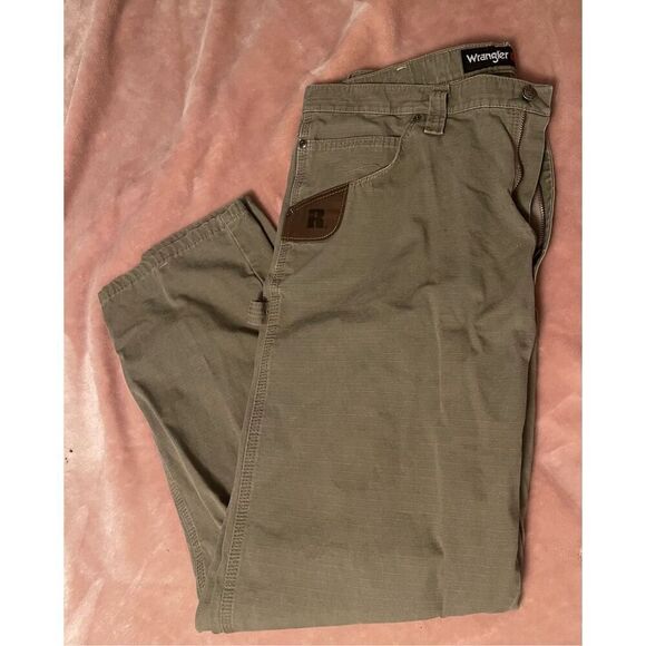Wrangler Beige Riggs Workwear Pants 38x32 3W020BR - Picture 1 of 10